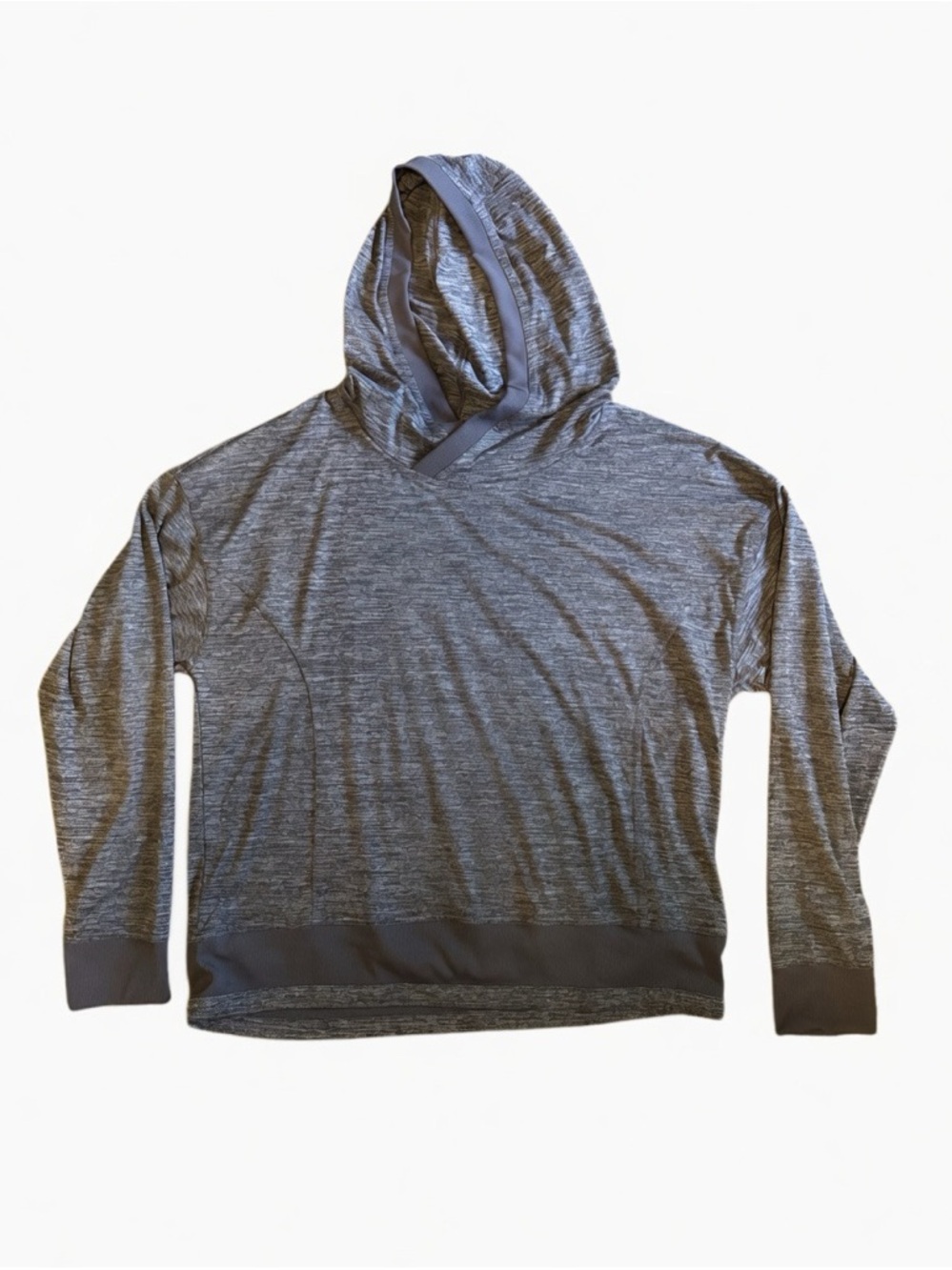Mondetta Women's Heathered Gray Pullover Hoodie